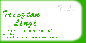 trisztan lingl business card
